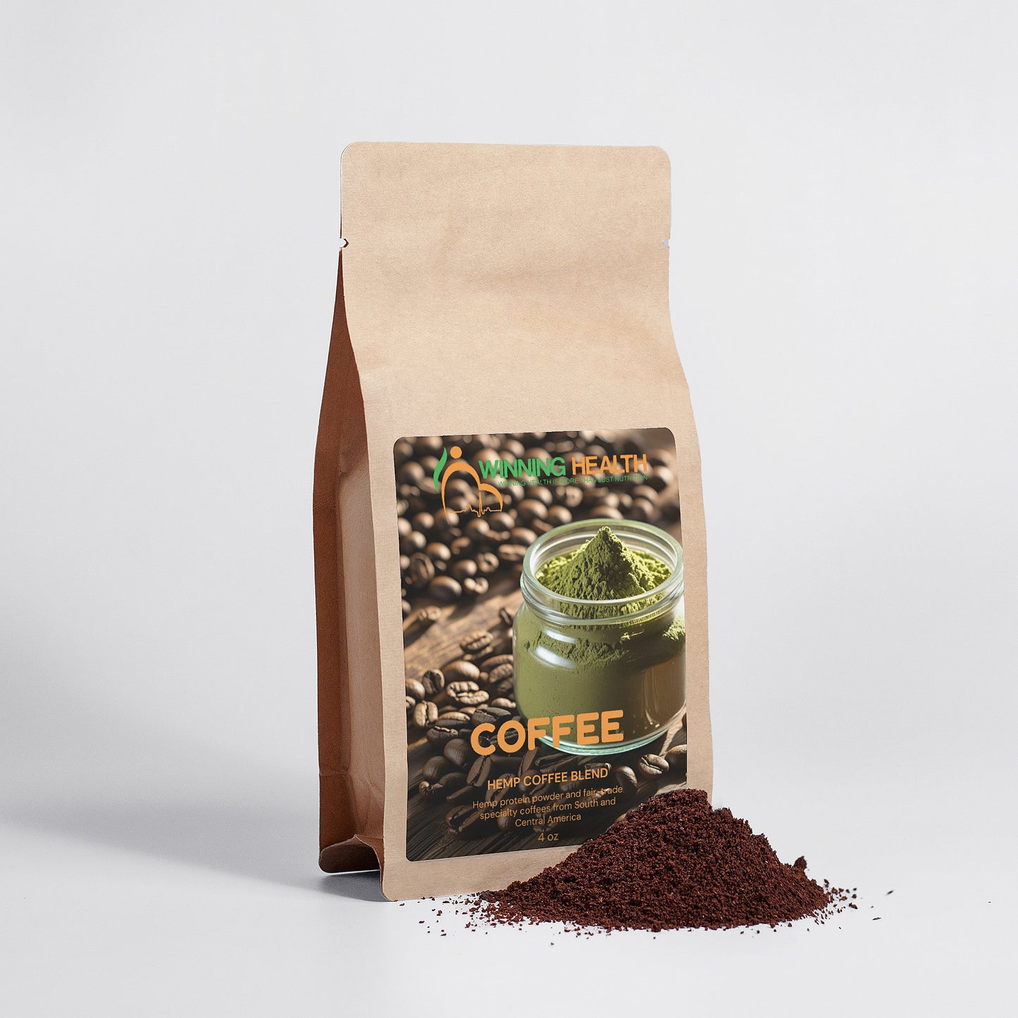 Hemp Coffee Blend - Medium Roast 4oz