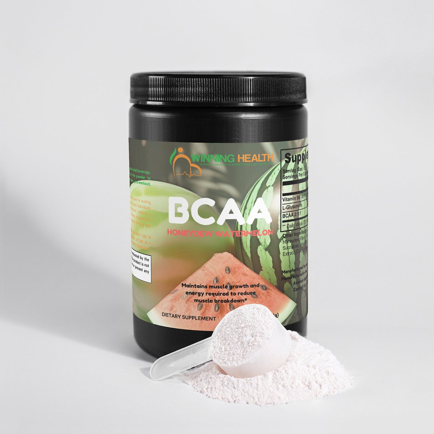 BCAA Post Workout Powder (Honeydew/Watermelon)