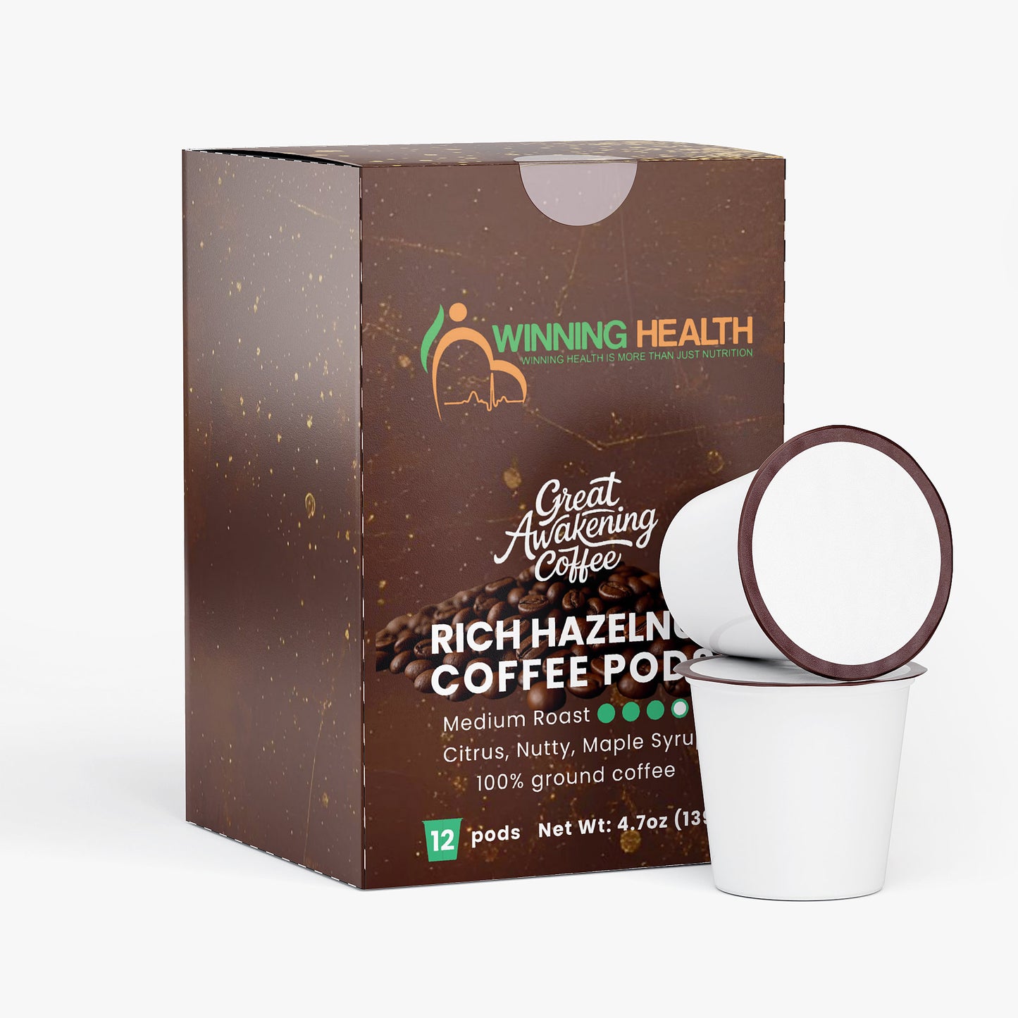 Rich Hazelnut Coffee Pods (Medium Roast)