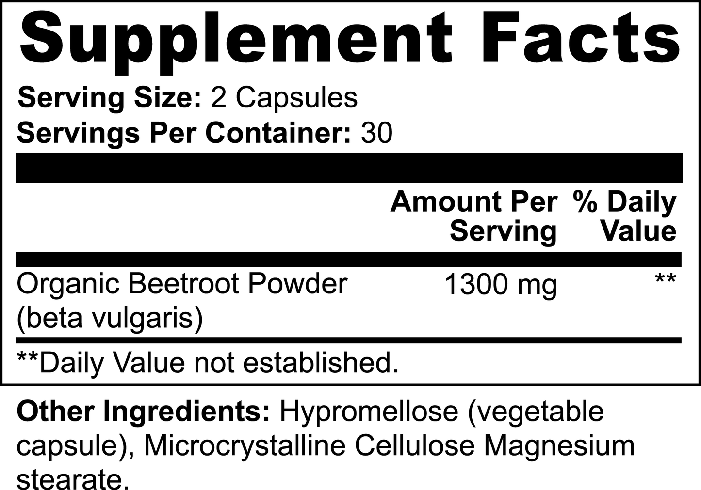 Beetroot L-Arginine