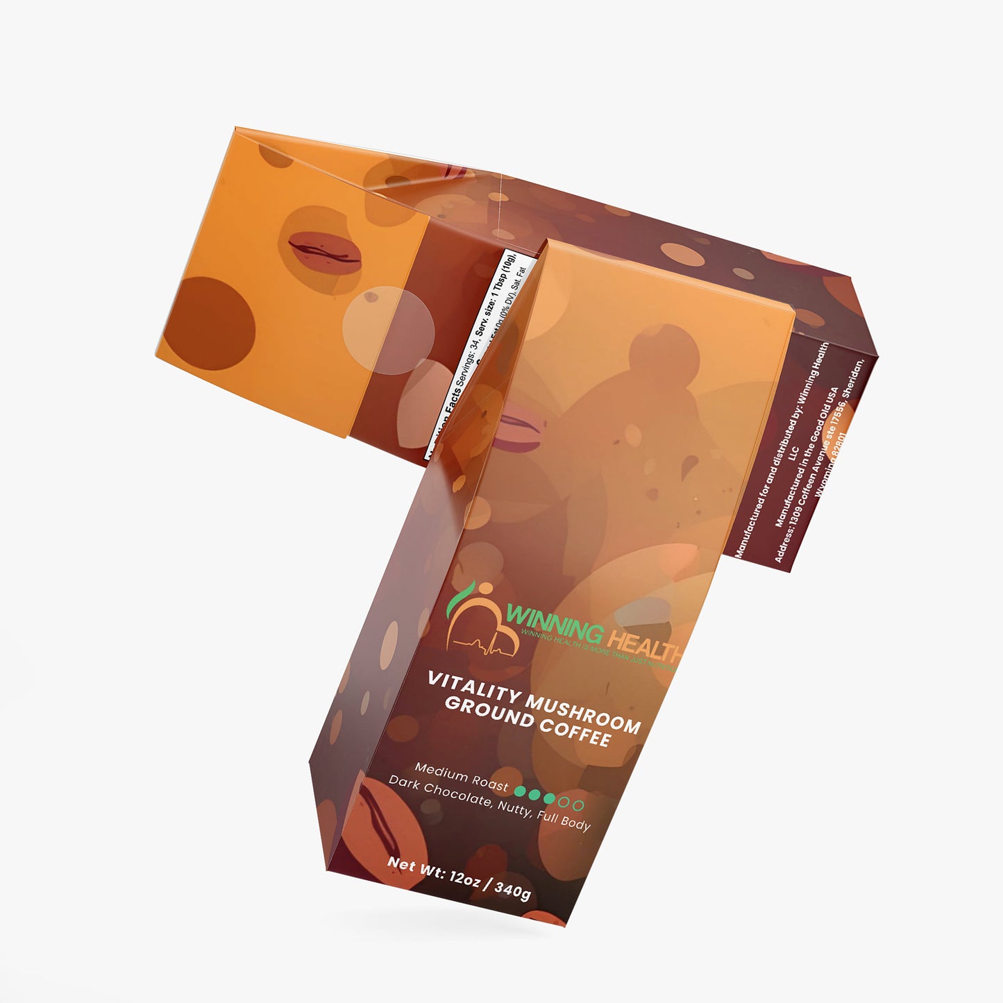 Vitality Mushroom Coffee (Medium Roast)